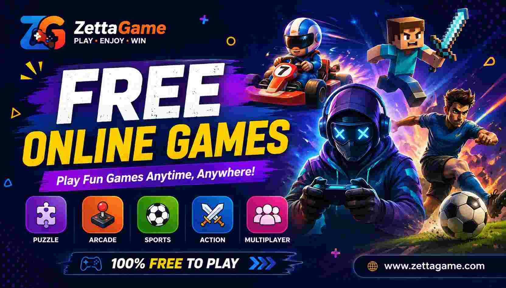 Free Online Games on ZettaGame – Play Anytime, Anywhere